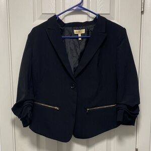 ICY Fashion Black Blazer Gold Details